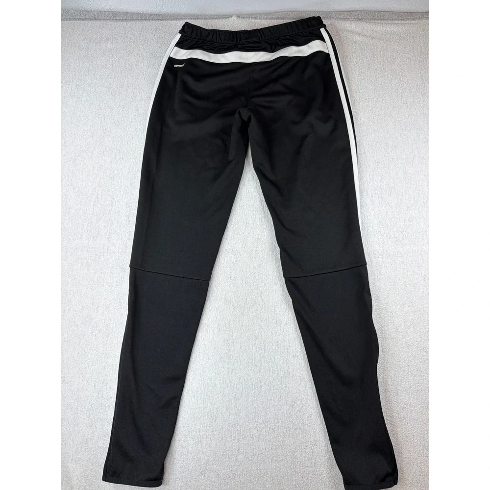 Adidas Mens Climacool Soccer Training Pants Black White Stripes APU008 Size S